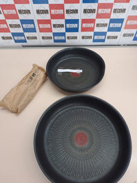 Sartenes 24/28cm mango extraíble inducción Titanio Ingenio Tefal