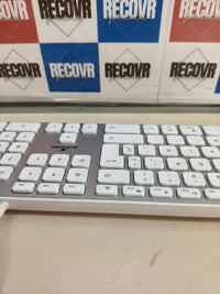 Teclado QWERTY con cable Bluestork para Mac, blanco