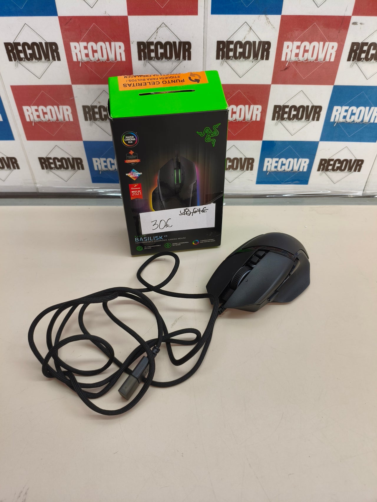 Ratón gaming con cable Razer Basilisk V3