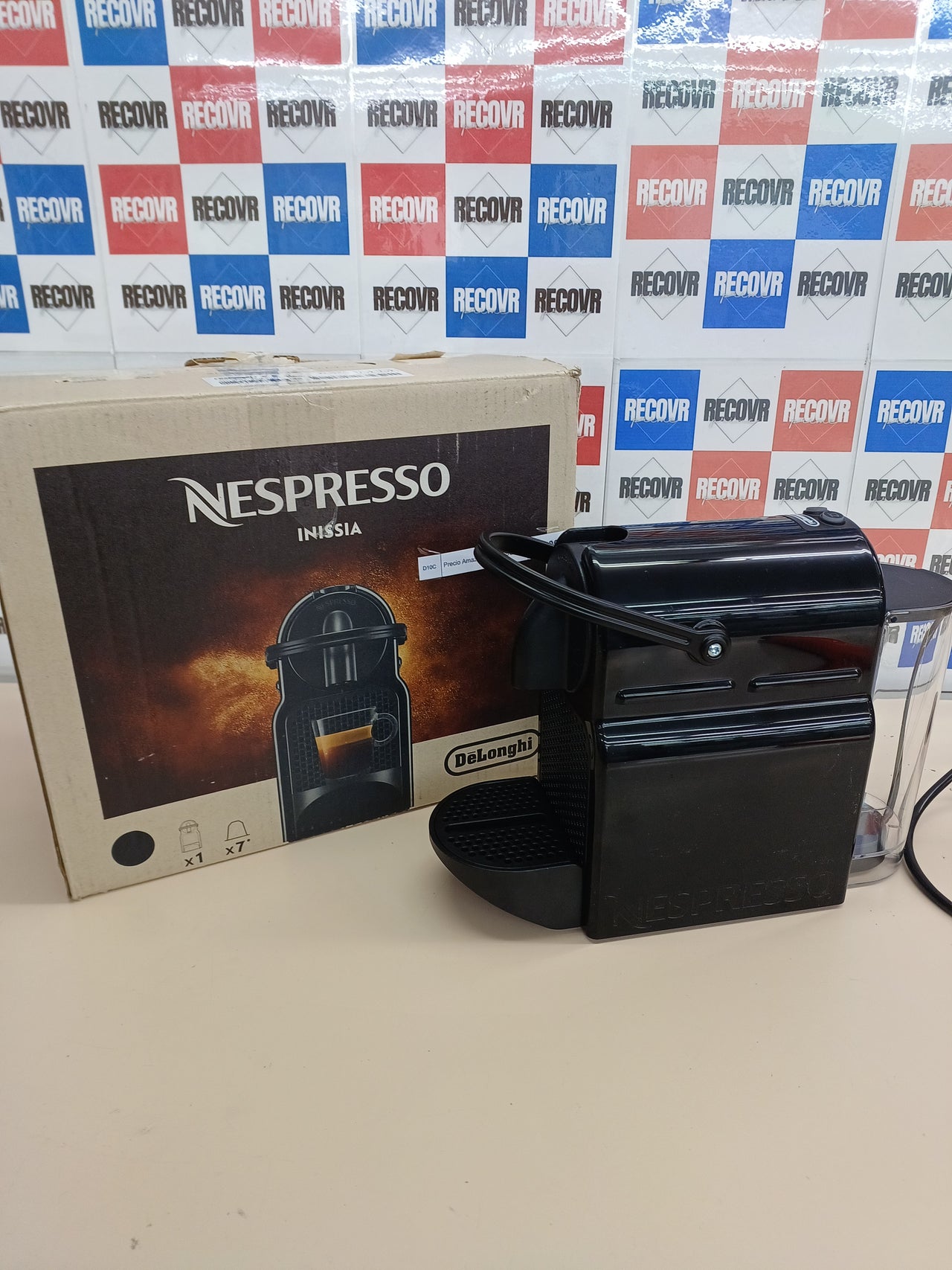 Cafetera cápsulas 19 bar negra - Nespresso
