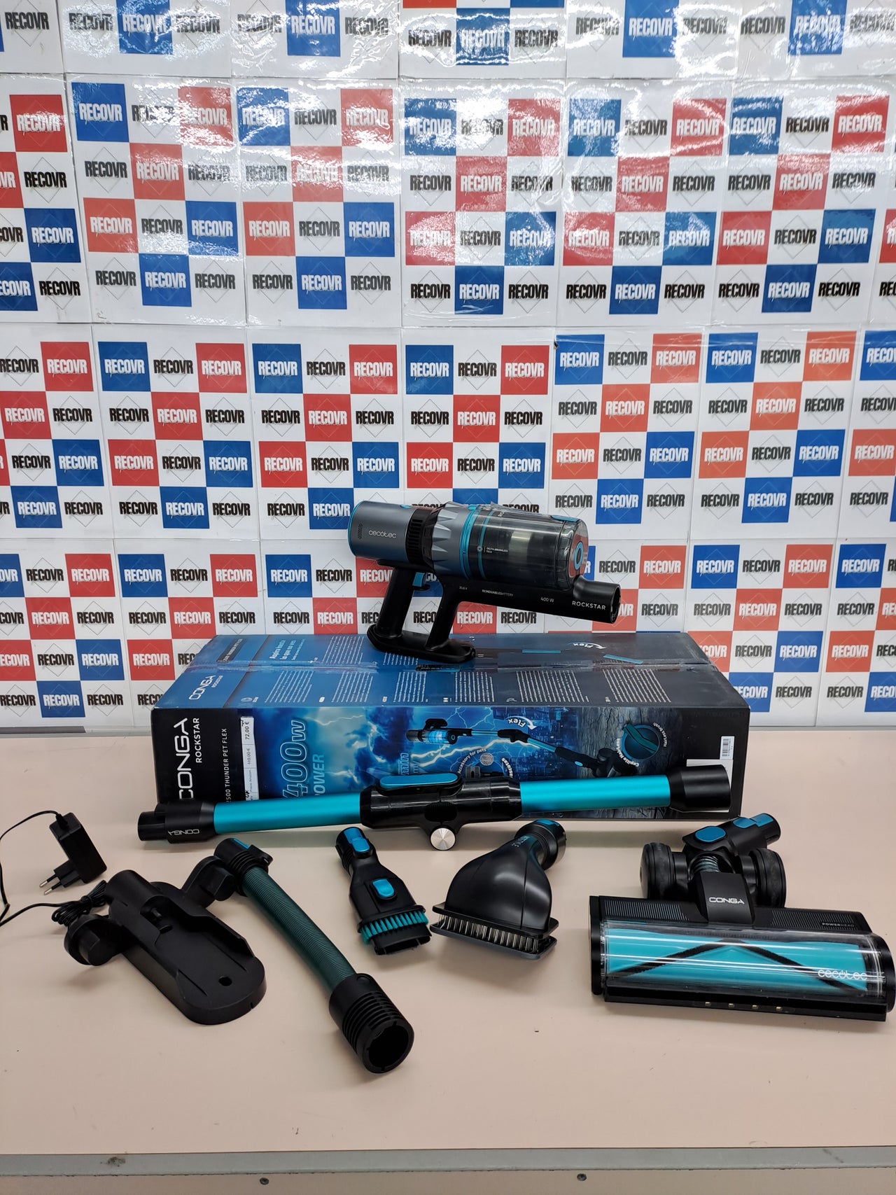 Aspiradora escoba Cecotec Conga Rockstar 2500 Thunder Pet Flex 400W