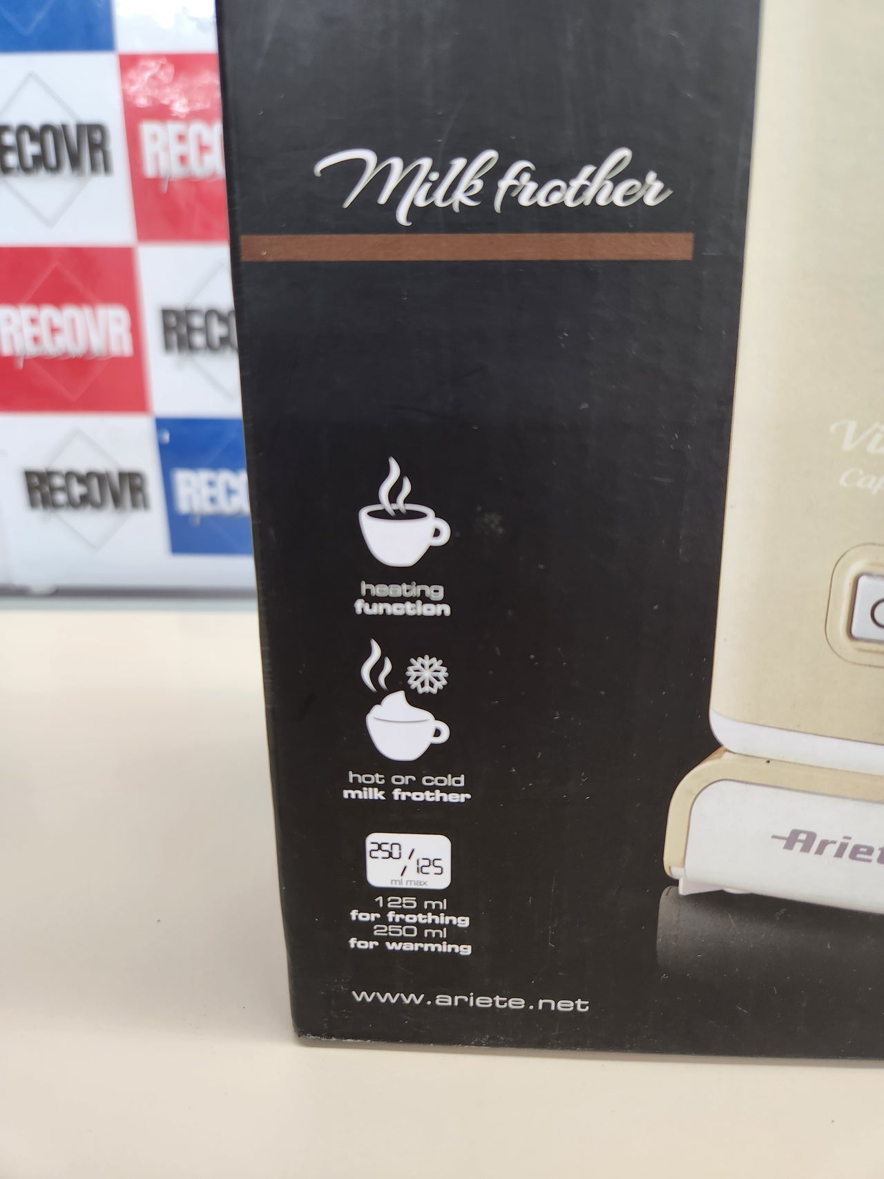 Espumador leche Ariete 500W Vintage beige
