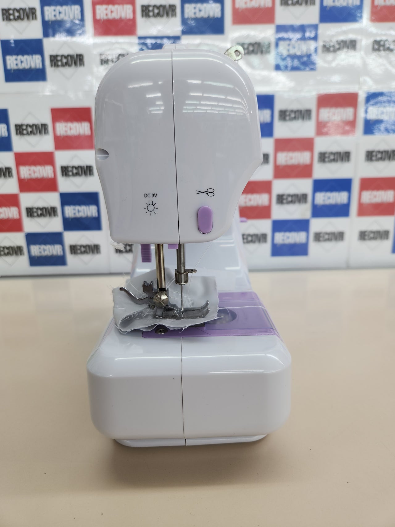 Máquina de coser 12 agujas  multifuncional, eléctrica, portátil Doble hilo Costura inversa Dos velocidades