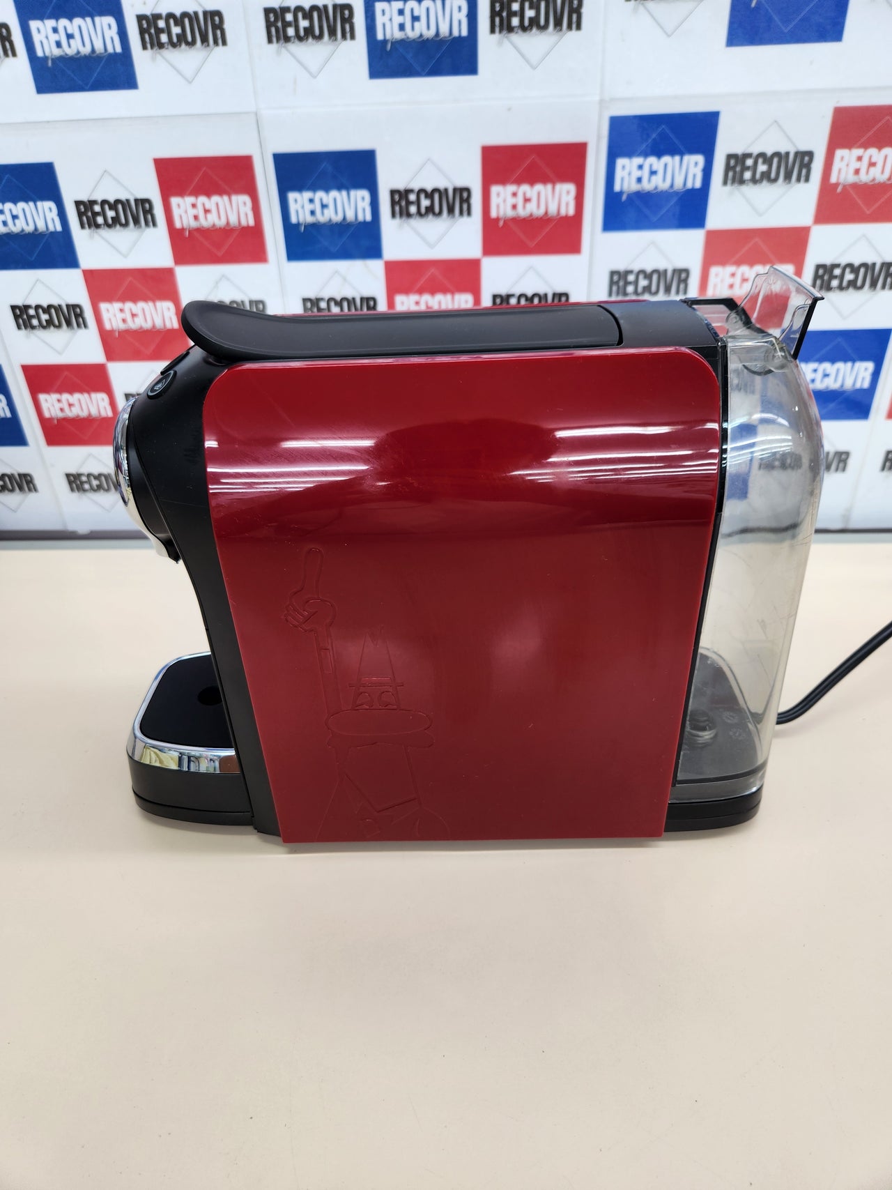 Cafetera Espresso Bialetti Sarribaer, Aluminio, Cápsulas, 1200W, Rojo