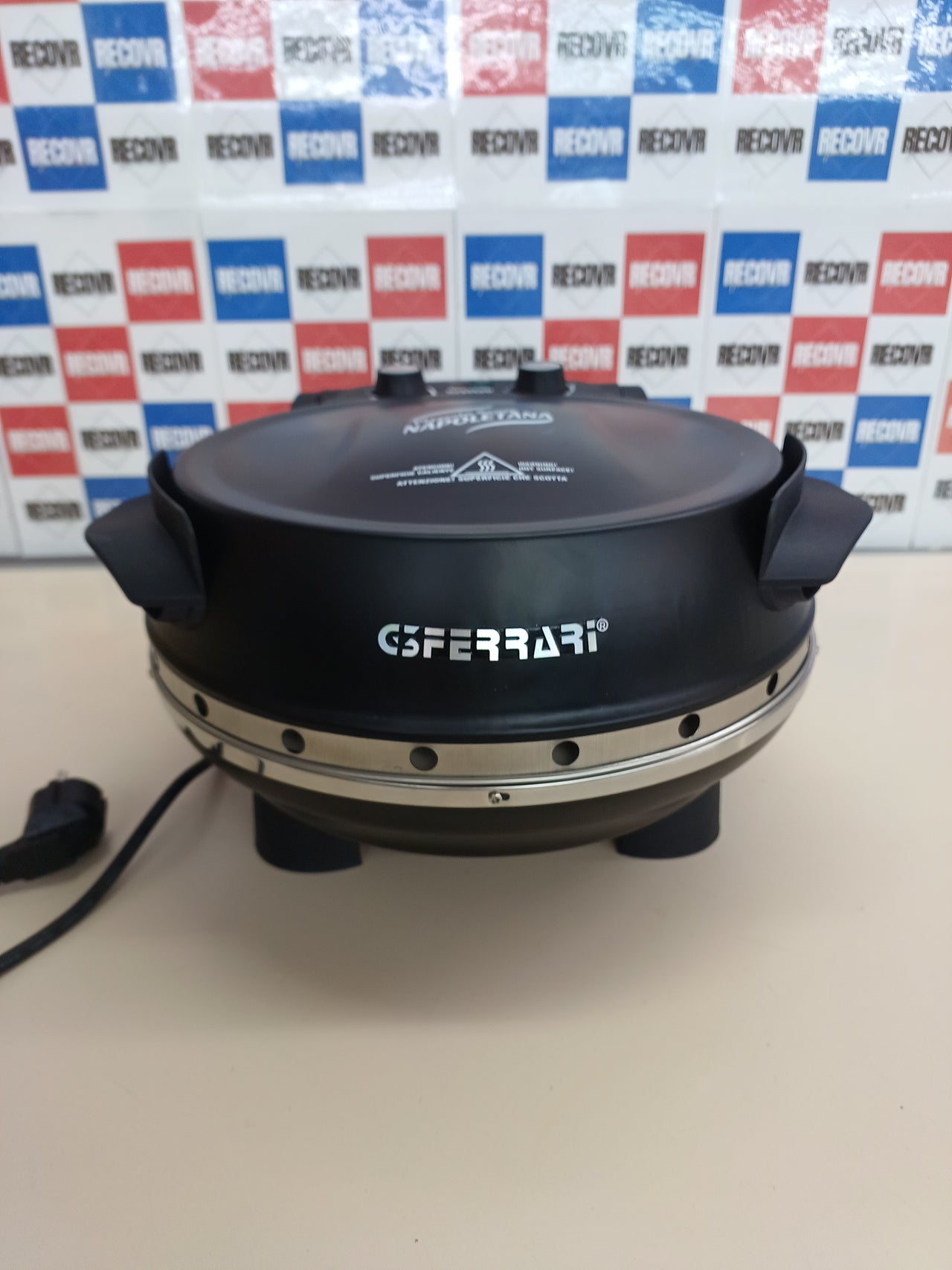 Horno pizza 1200 W piedra doble cordierita G3 Ferrari