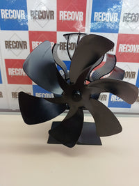 Ventilador chimenea 6 aspas con termómetro sin electricidad - Genérico