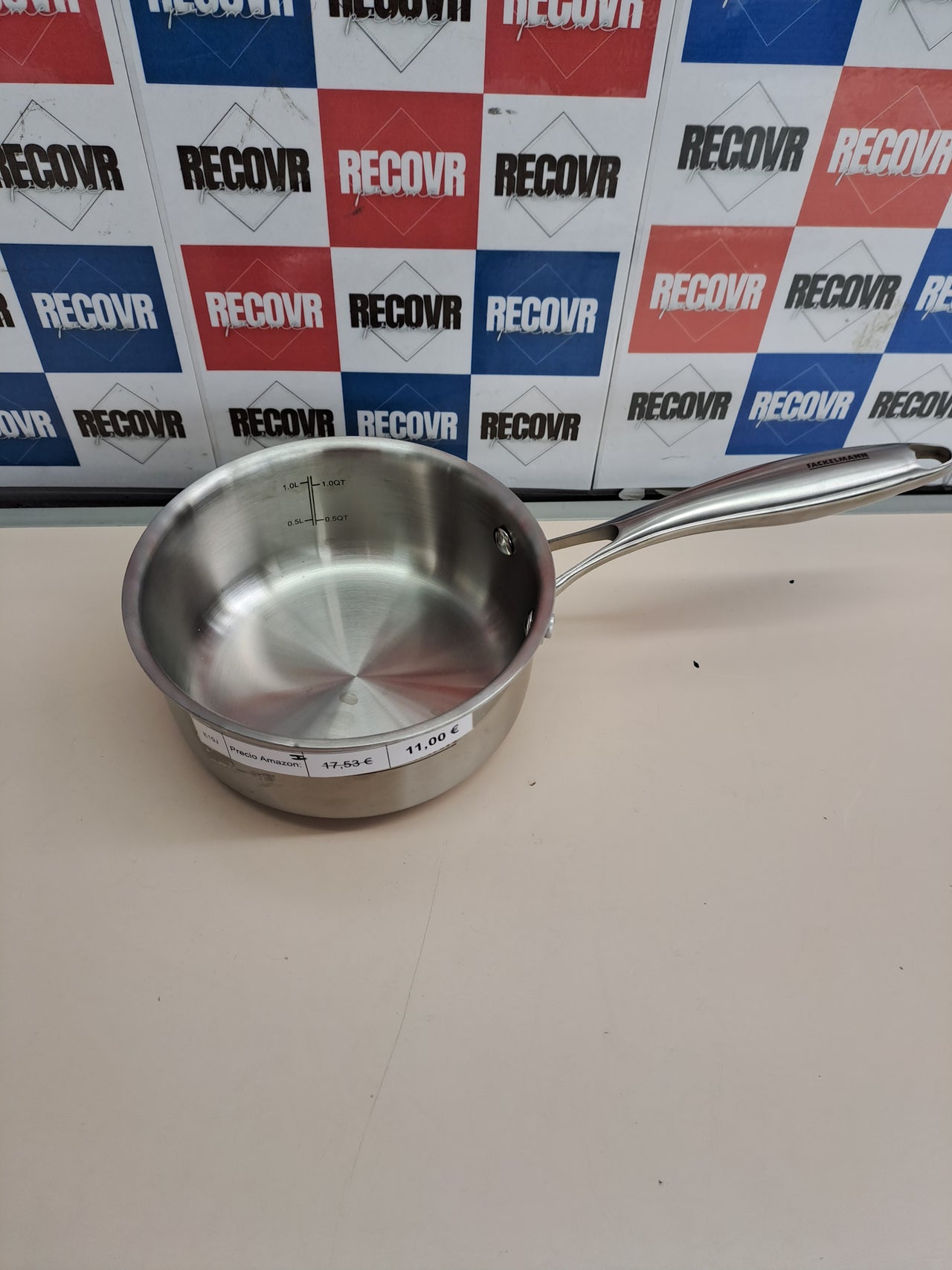 Cazo inox 16 cm triple fondo inducción – Fackelmann