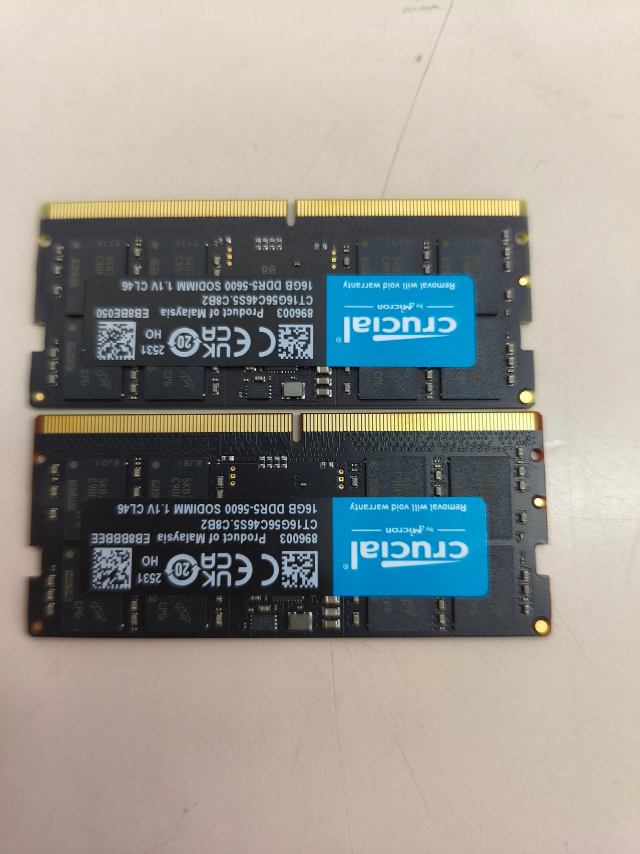 Memoria RAM Crucial DDR5 32 GB (2×16 GB)