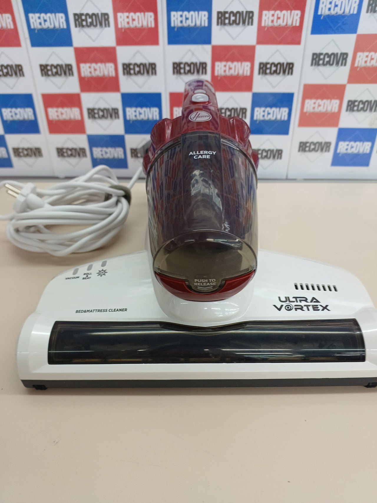 Aspirador de mano UV-C antiácaros colchones 3 en 1 Hoover