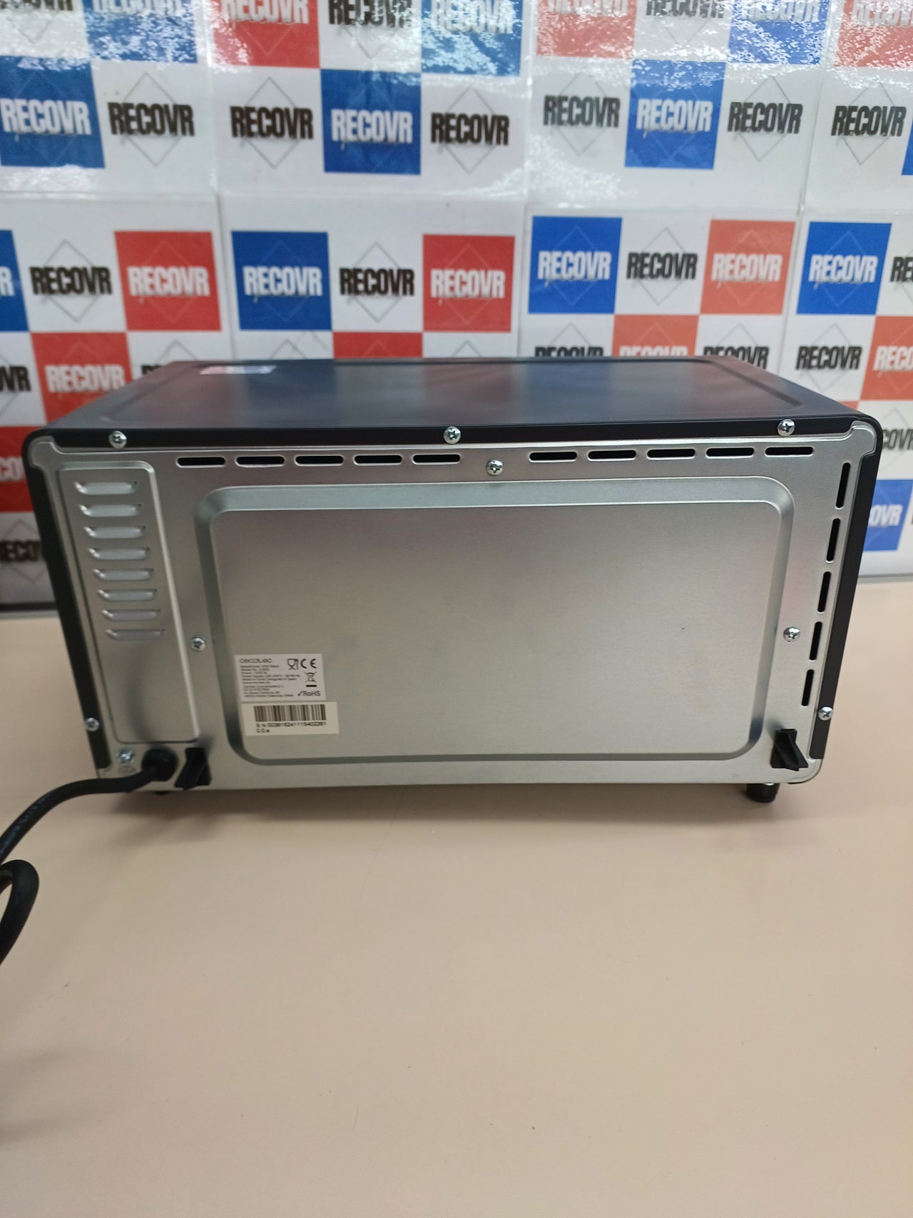 Horno sobremesa 10L 1000W negro – Cecotec