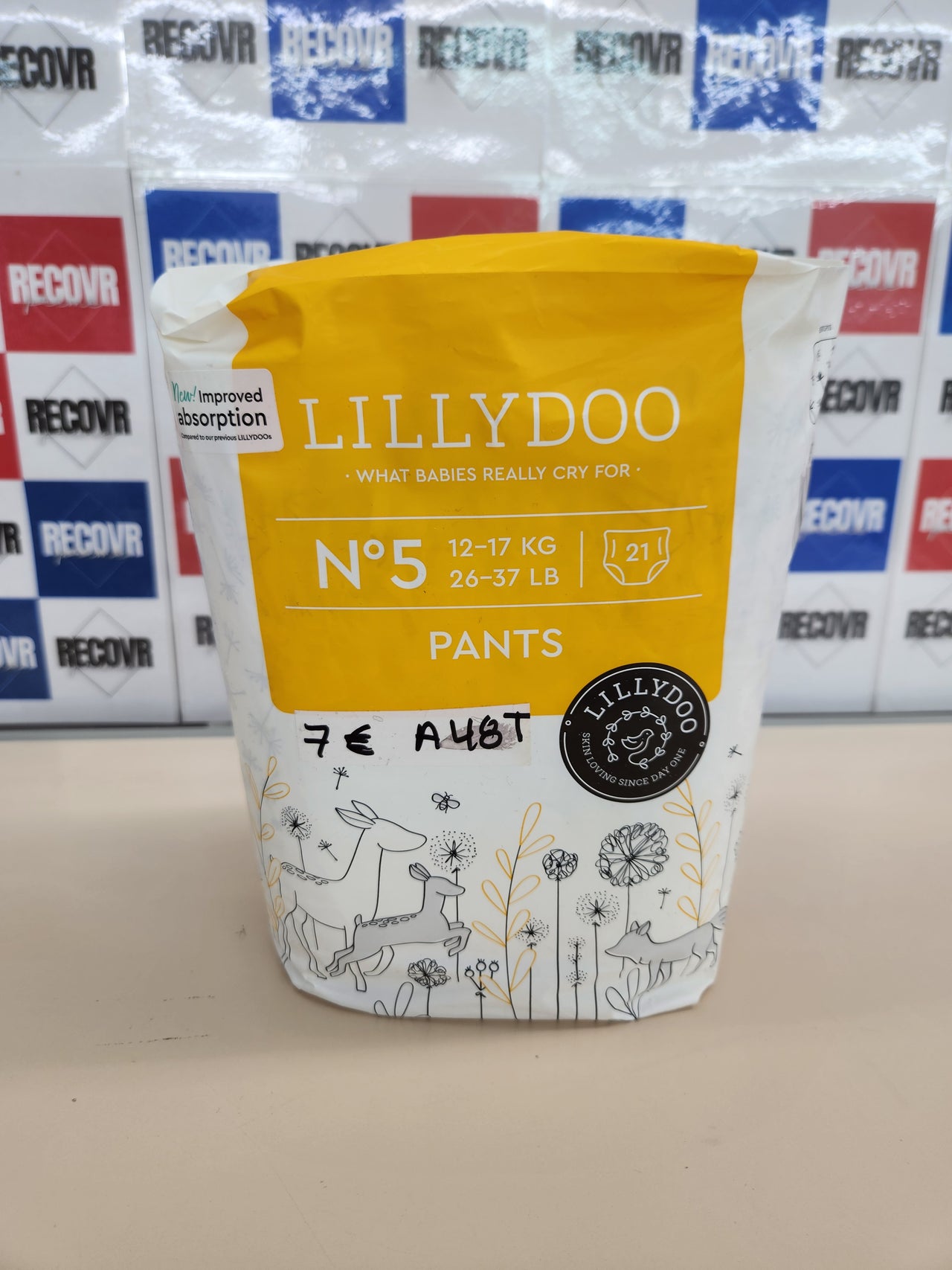 Pañales Braguita Ecológicos T5 (12–17 kg) – LILLYDOO 21 uds
