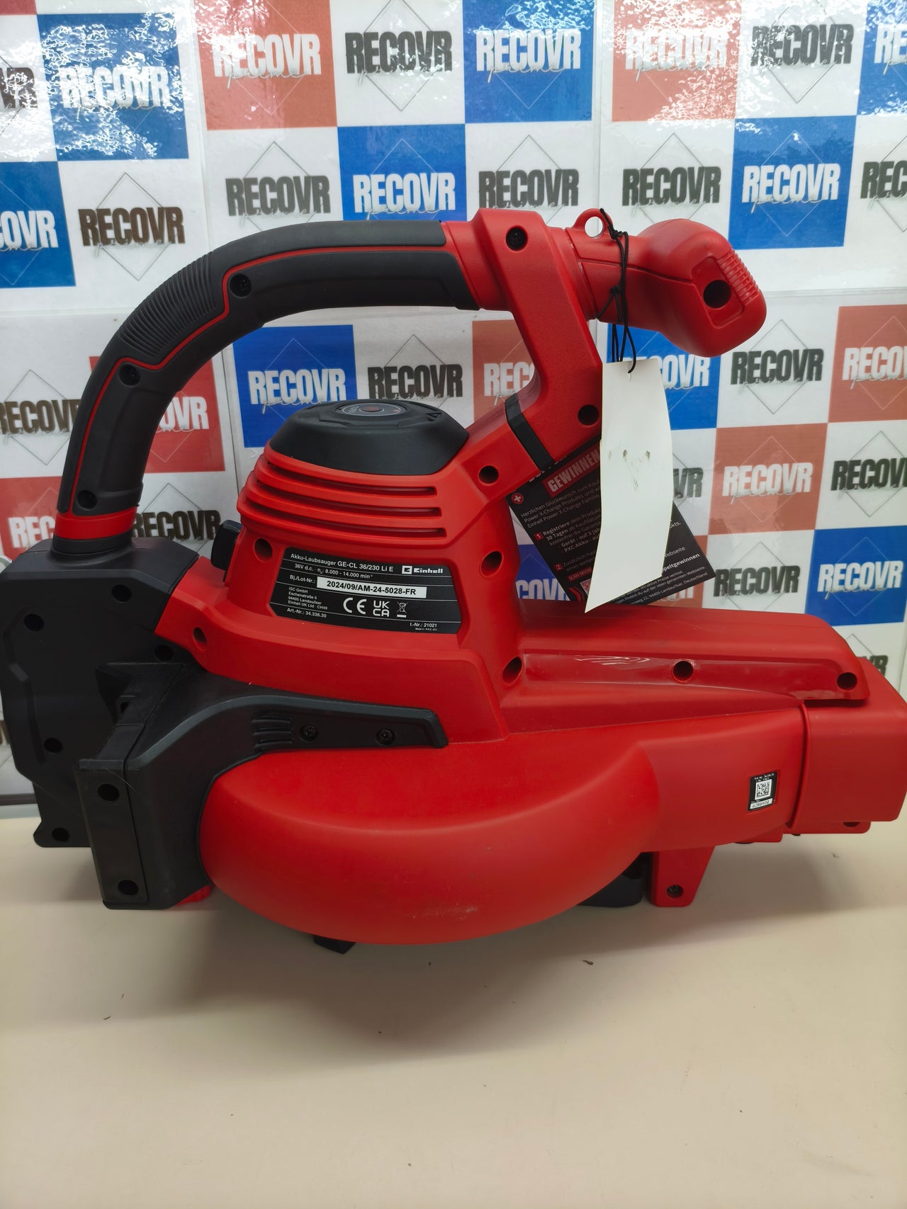Aspirador de hojas con batería Einhell Professional