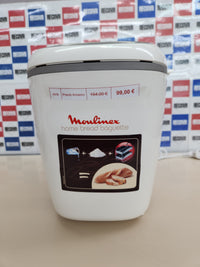 Thumbnail for Moulinex OW6101 Home Baguette - Panificadora de 1650 W, 16 programas, hasta 1.5 kg, inicio programado, mantenimiento caliente, incluye bandejas para baguette, 2 aspas amasar y recetario, blanco
