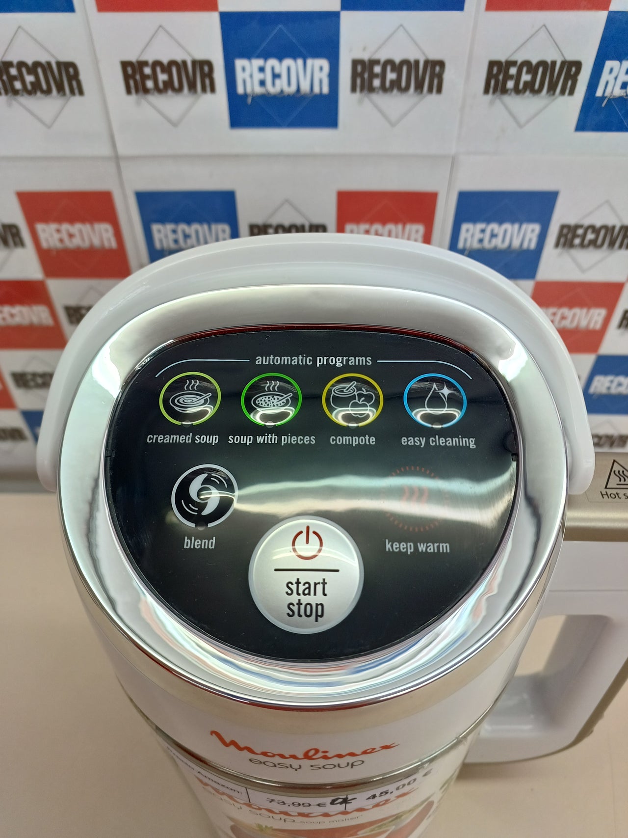 Sopera eléctrica 1,2 L 4 programas con autolimpieza - Moulinex