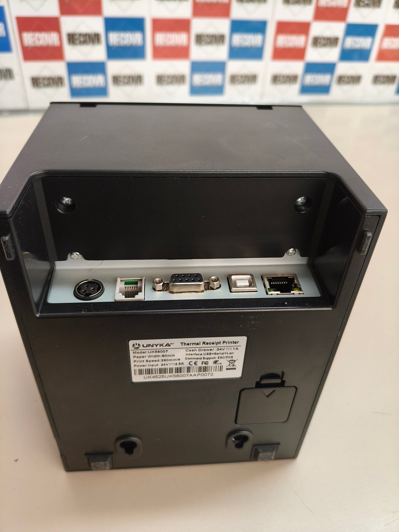 Unykach UK56007, impresora térmica TPV 80 mm, 260 mm/s