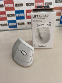 Ratón vertical ergonómico Logitech Lift, blanco
