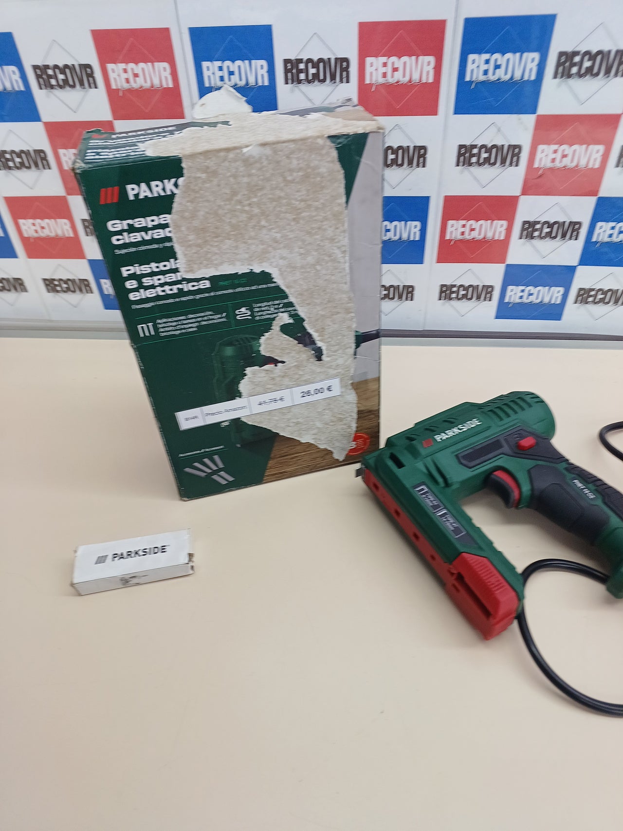 Grapadora eléctrica automática 70W verde - Parkside