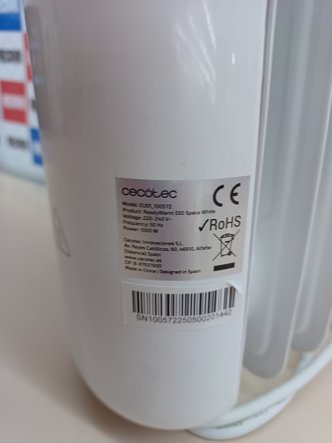 Radiador aceite Cecotec ReadyWarm 550