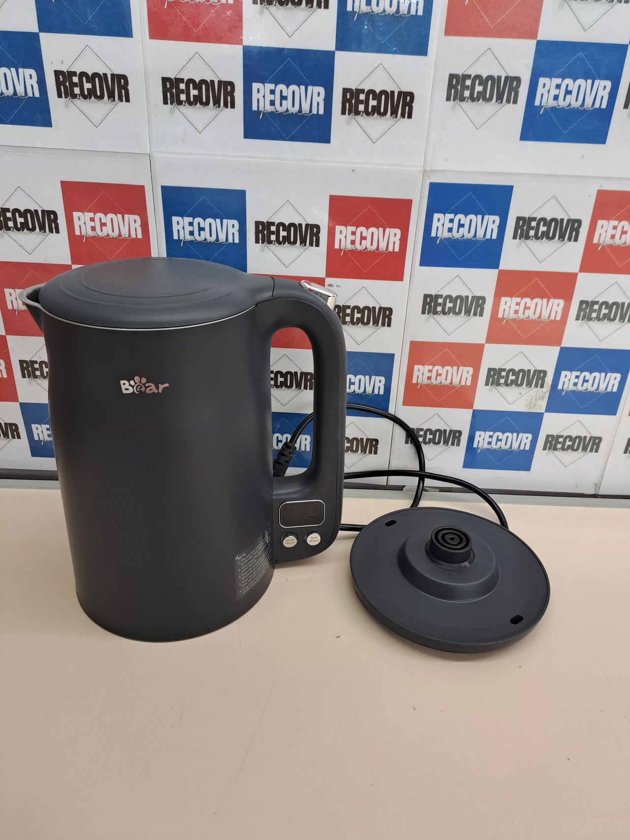 Hervidor acero inox 1.7L 1800W 11 temp Bear