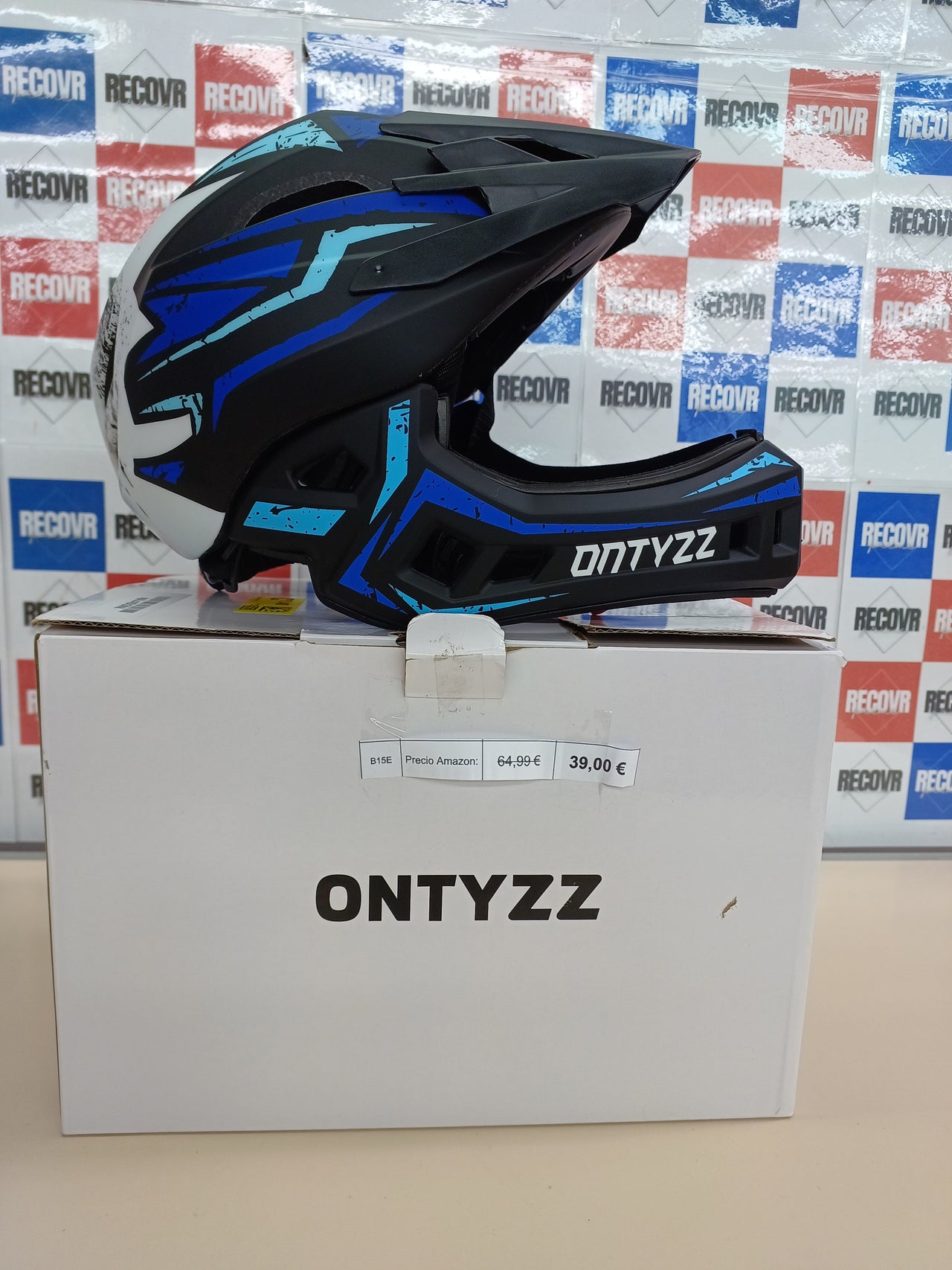 Casco de Bicicleta Talla M (52 56 CM) Niños Ligero Casco Integral con Protector de Barbilla Desmontable Visera Desmontable Casco de Descenso Niños para Patines Scooter Equilibrio Bicicleta