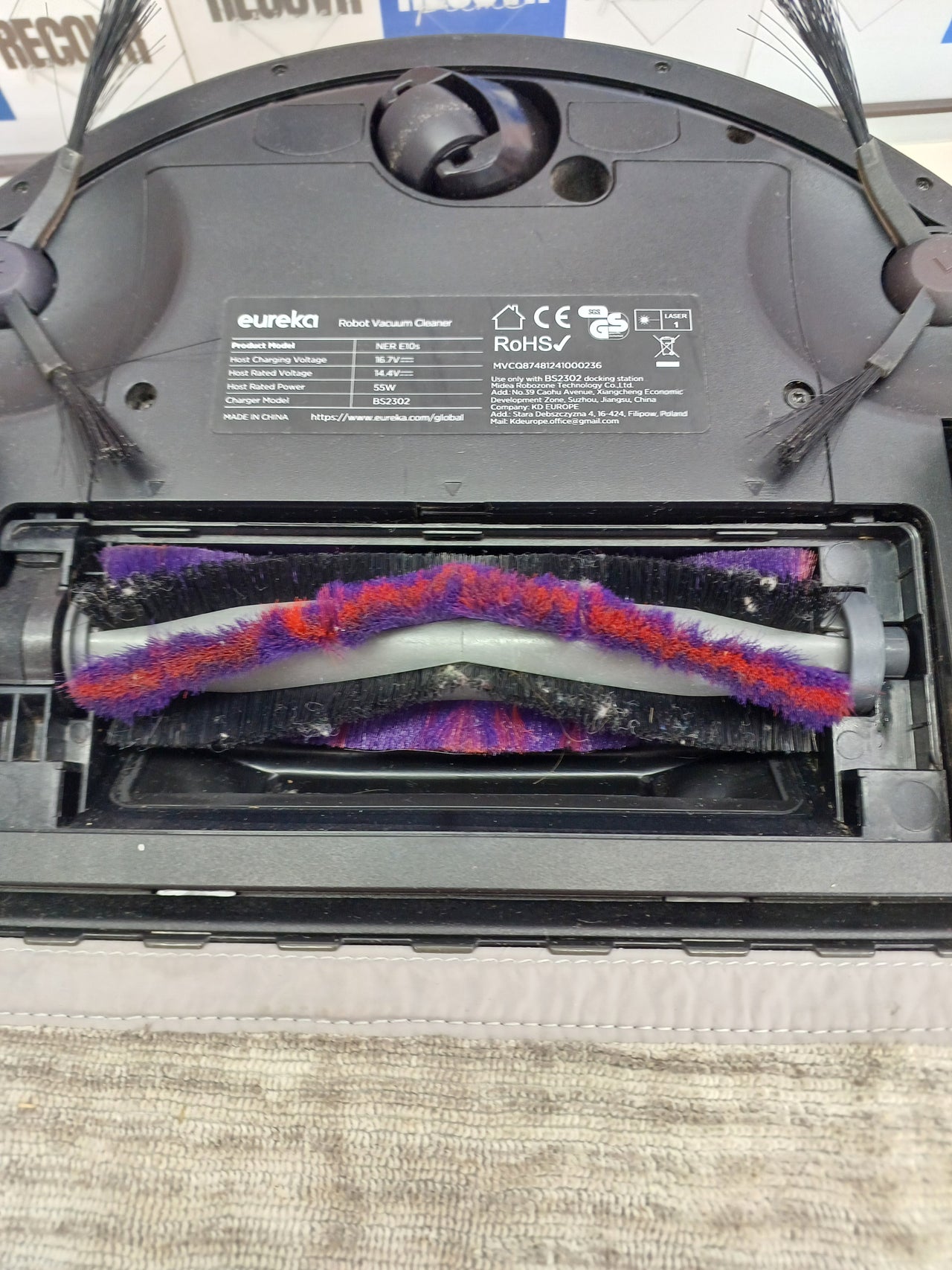 Robot aspirador fregasuelos 4000 Pa autovaciado 180 min