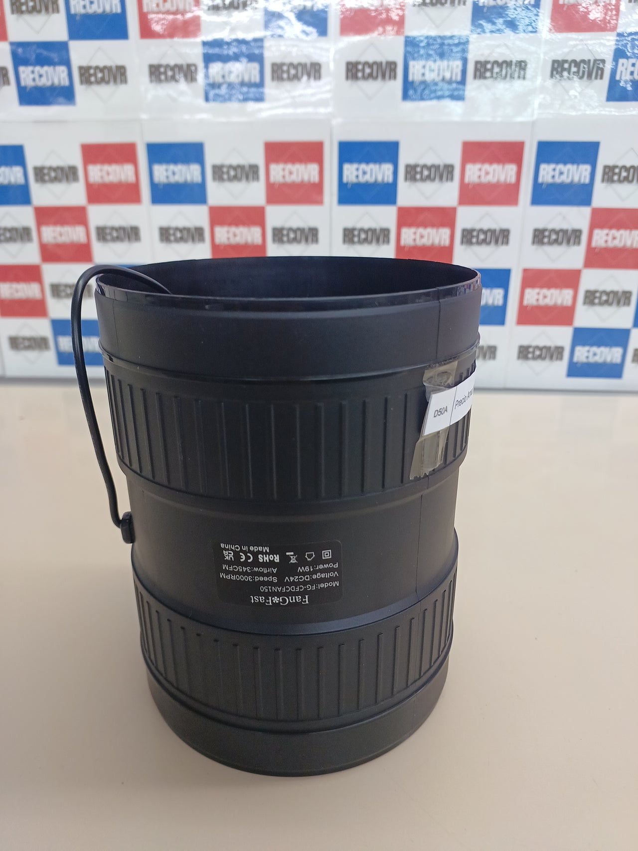 Extractor en línea 150 mm con caudal ajustable FANGOFAST
