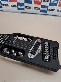 Guitarra eléctrica ultraligera compacta negro mate