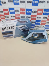 Plancha Vapor, Suela Deslizante Cerámica y Turmalina, Golpe de Vapor de 200 g, Tecnología Antical Zerocalc, Tecnología Eco, 2400 W Imetec Activation.