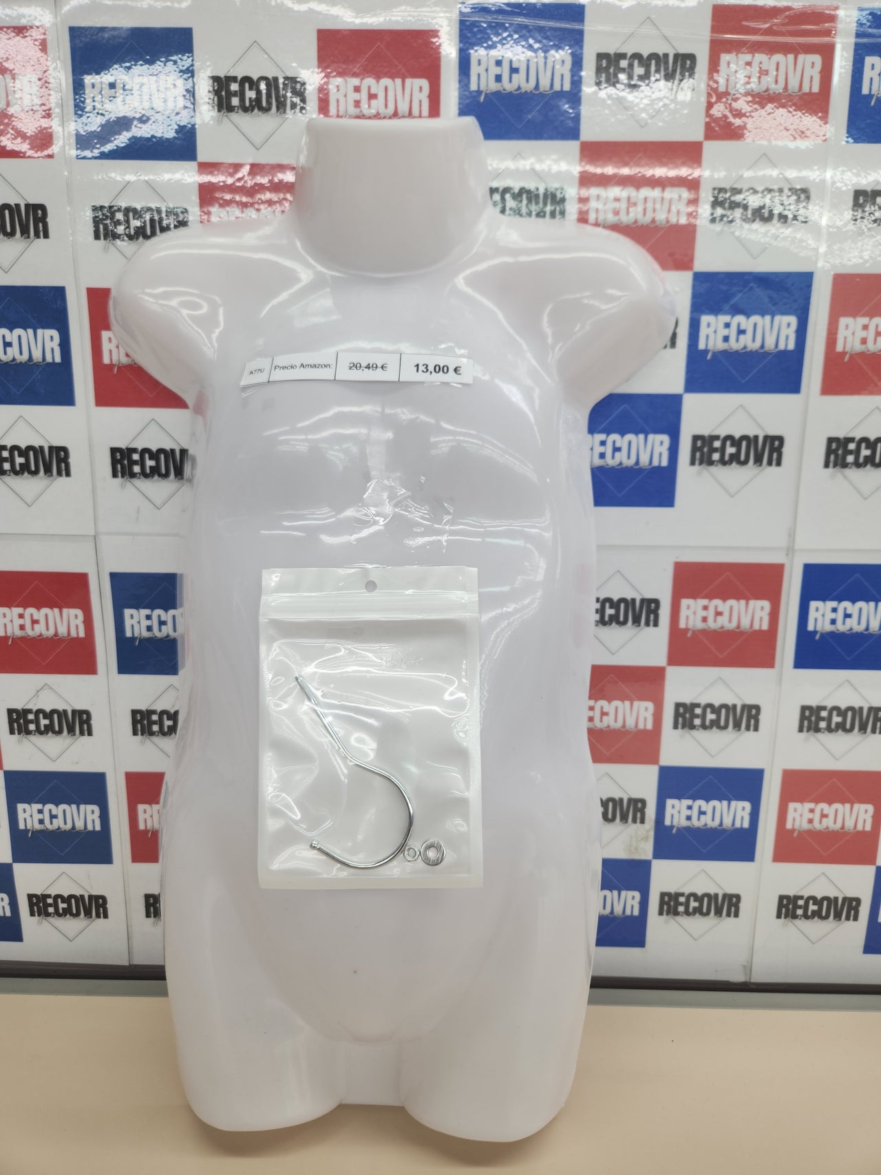 Maniquí Femenino de Costura Busto de Señora para Modistas Exhibición Altura, Modelo De Ropa Para Niños Forma De Busto De Maniquí Colgador De Maniquí Expositor De Ropa Torso De Exhibición Del To OUNONA