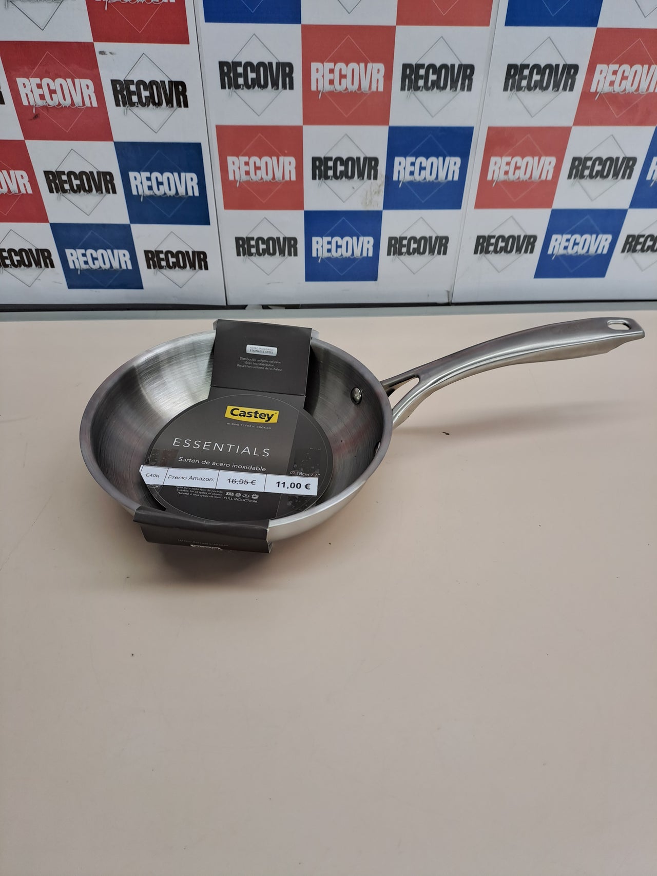 Sartén acero inoxidable 18 cm – Castey