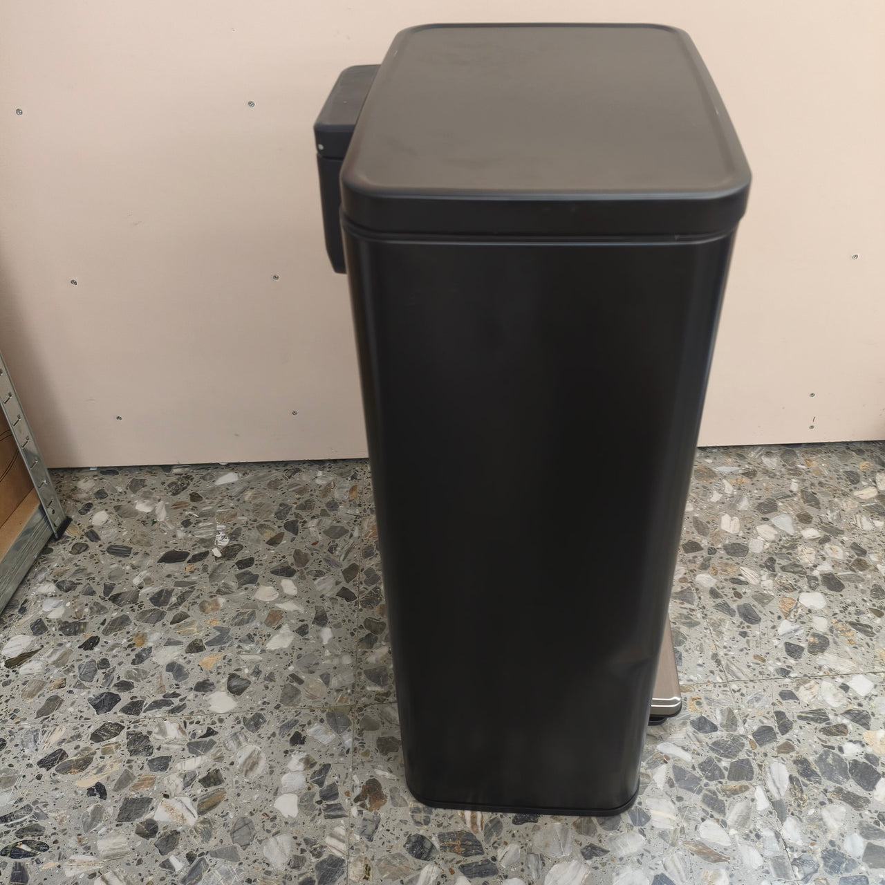 EKO Madison, cubo de basura de 30L con pedal y acero inoxidable