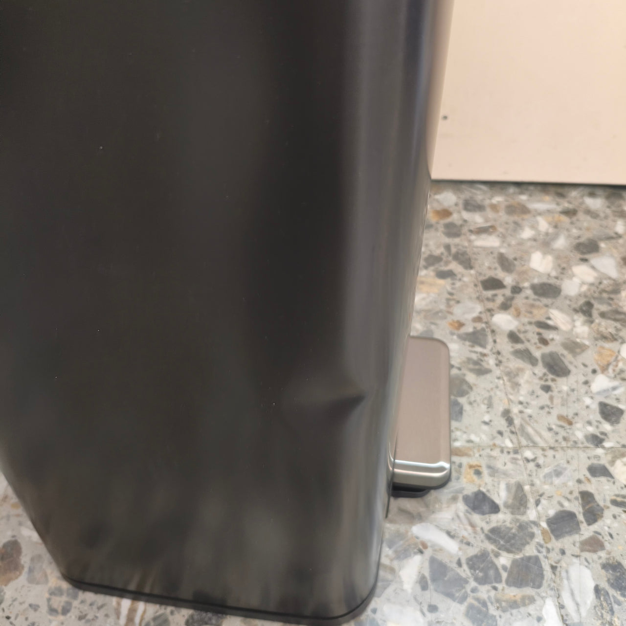 EKO Madison, cubo de basura de 30L con pedal y acero inoxidable
