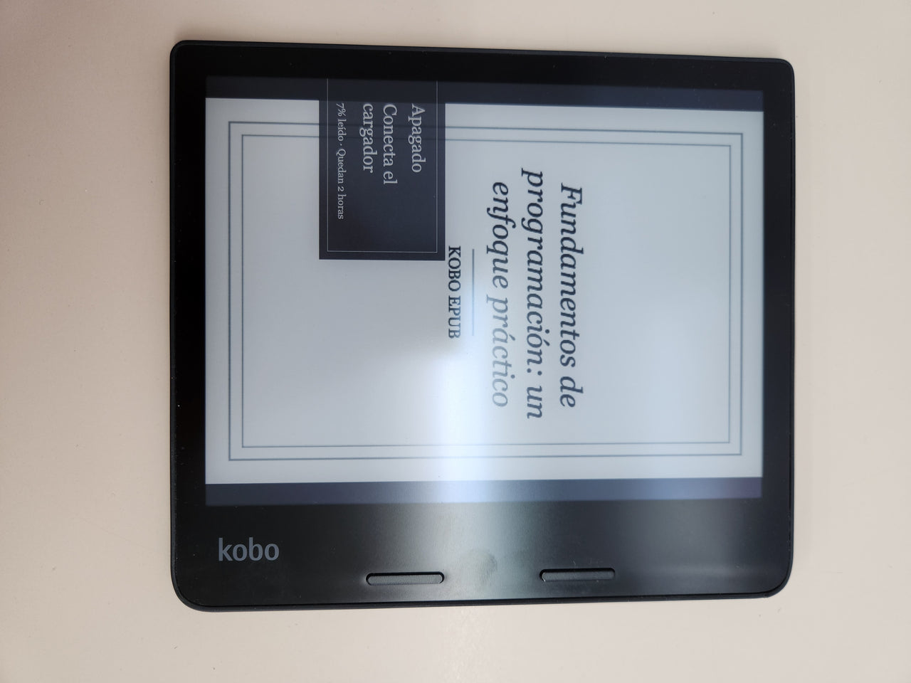 eReader 8" táctil 32GB con Bluetooth e IPX8 Kobo