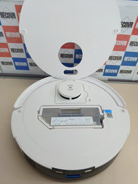 Robot aspirador y fregona con base autovaciado Ecovacs