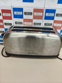 Tostador Moulinex Classic de 2 ranuras largas 1400W acero inoxidable