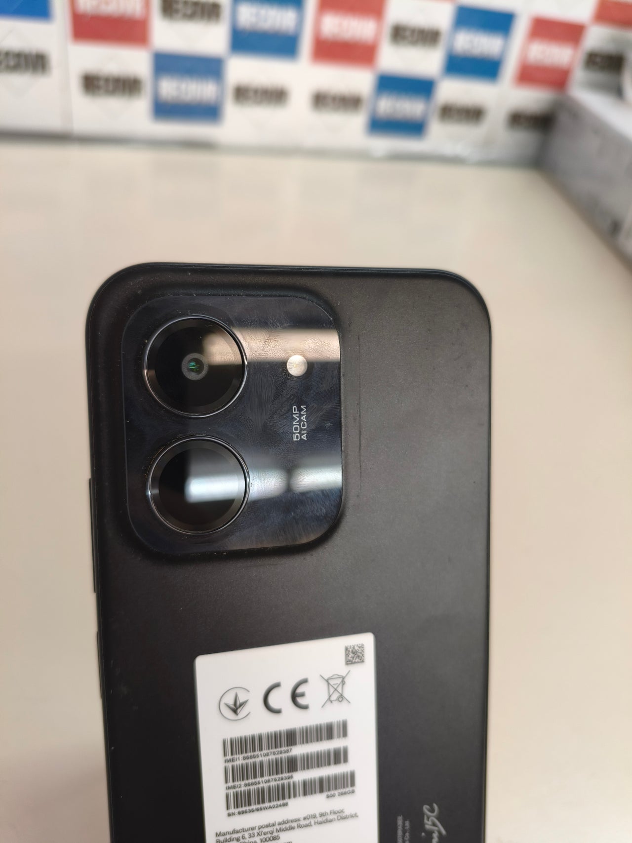 Xiaomi Redmi 15C, 4+256GB, 6,9", 120 Hz, negro