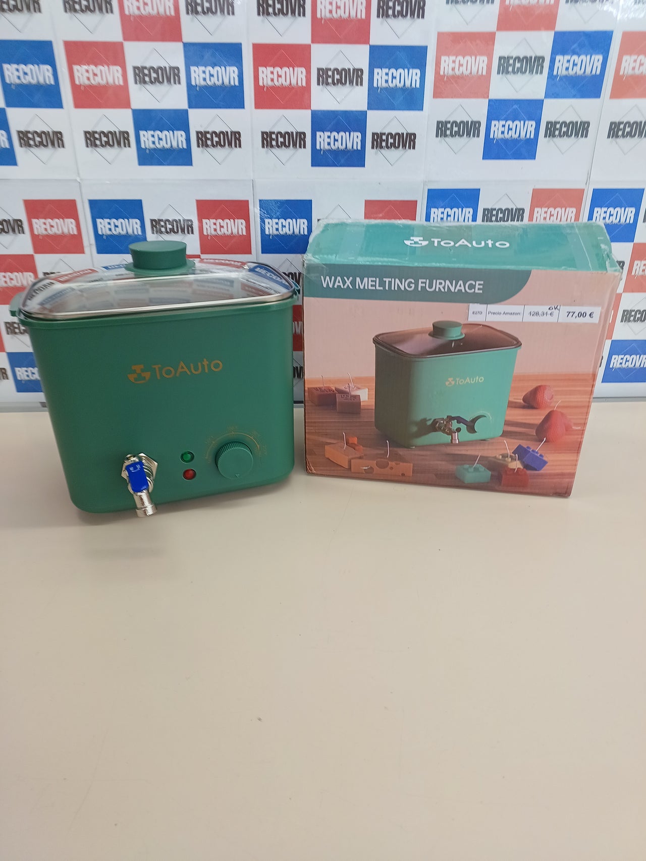 Cera eléctrica 4Qt con control temperatura – TOAUTO