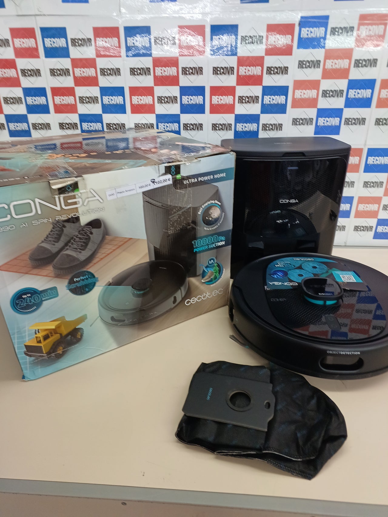 Robot aspirador 4 en 1 láser 7000 Pa 280 min - Cecotec Conga 8290