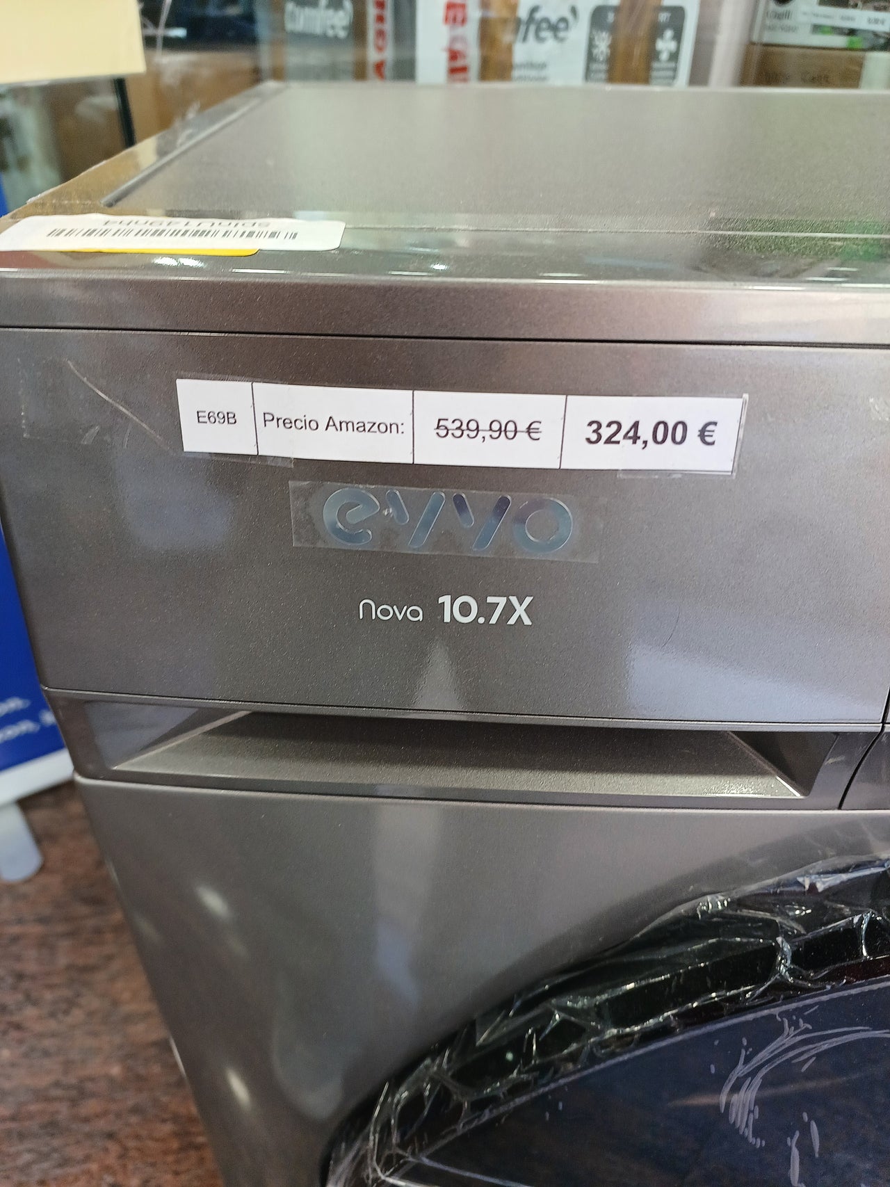 Lavadora Secadora EVVO Nova 7/10kg 1400rpm