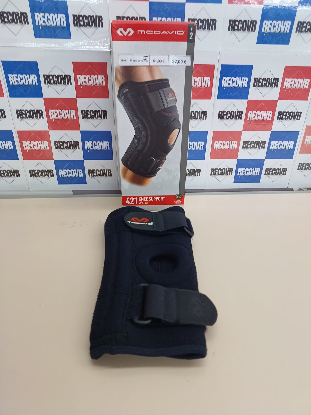 Rodillera McDavid 421 con refuerzos, Talla M