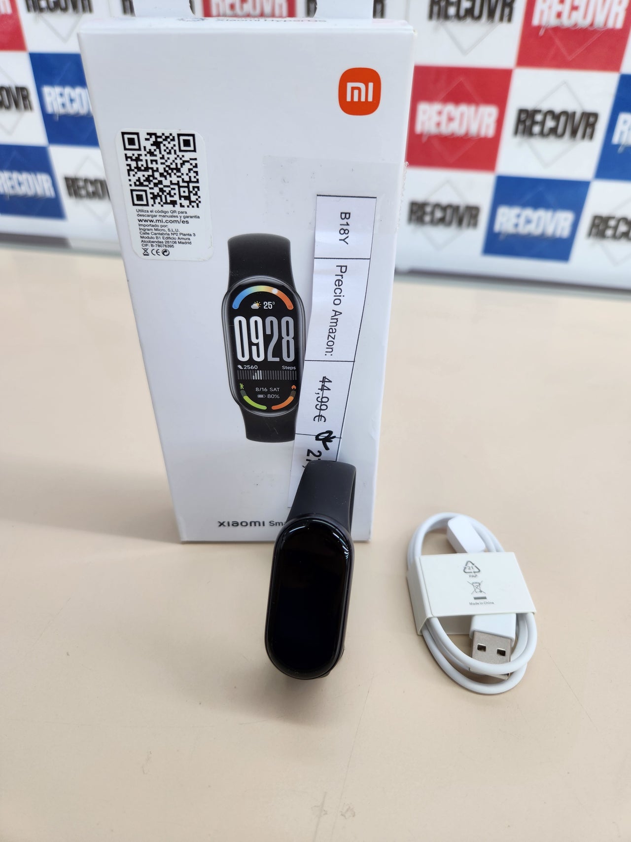 Smartband Xiaomi 10,Pantalla AMOLED de 1,72”, Carga rápida, 150+ Modos