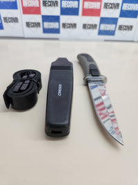 Cuchillo 23,5 cm buceo Cressi Vigo acero