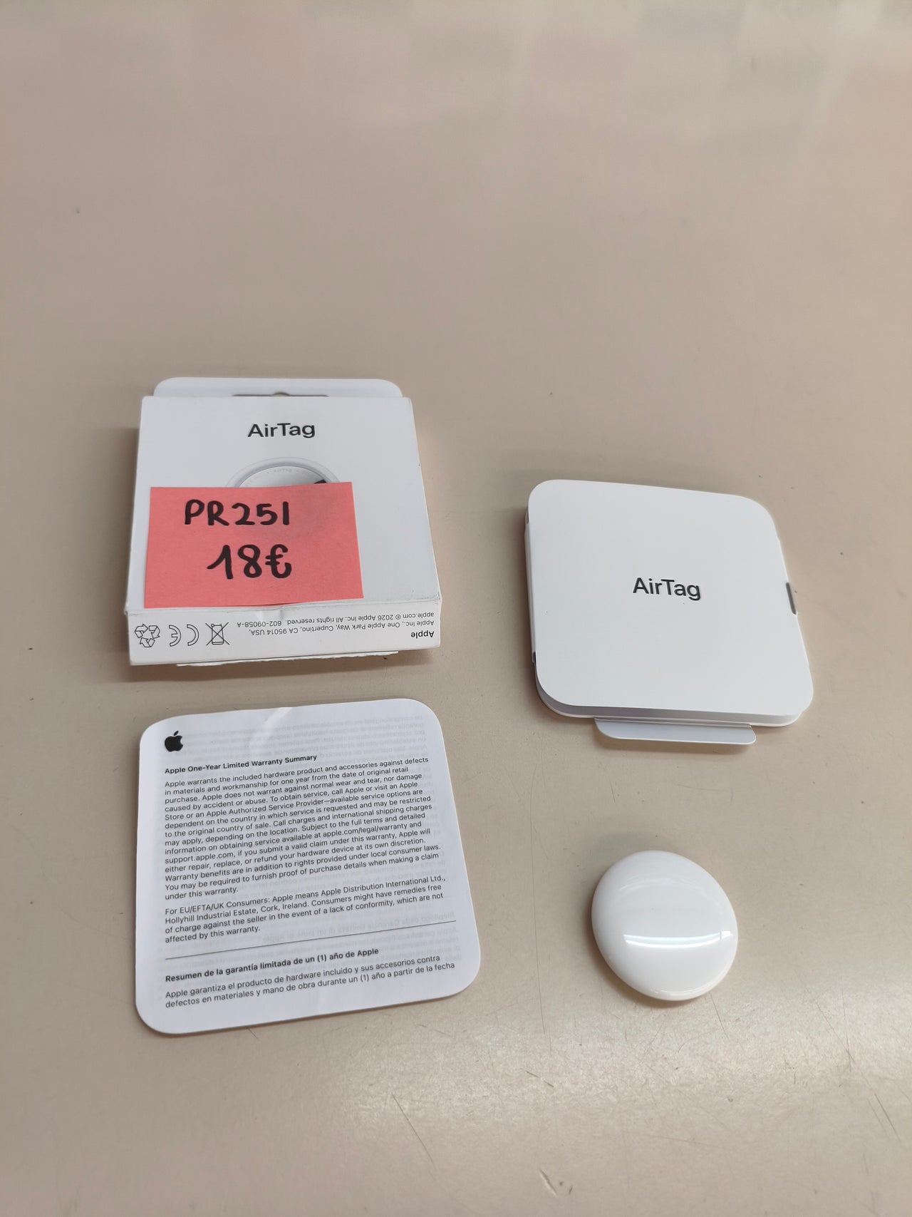 Apple AirTag 2ª gen., localizador con sonido, mayor alcance