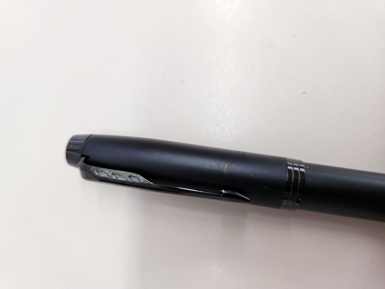 Pluma estilográfica | Negro mate con adornos negros Punta fina Parker IM