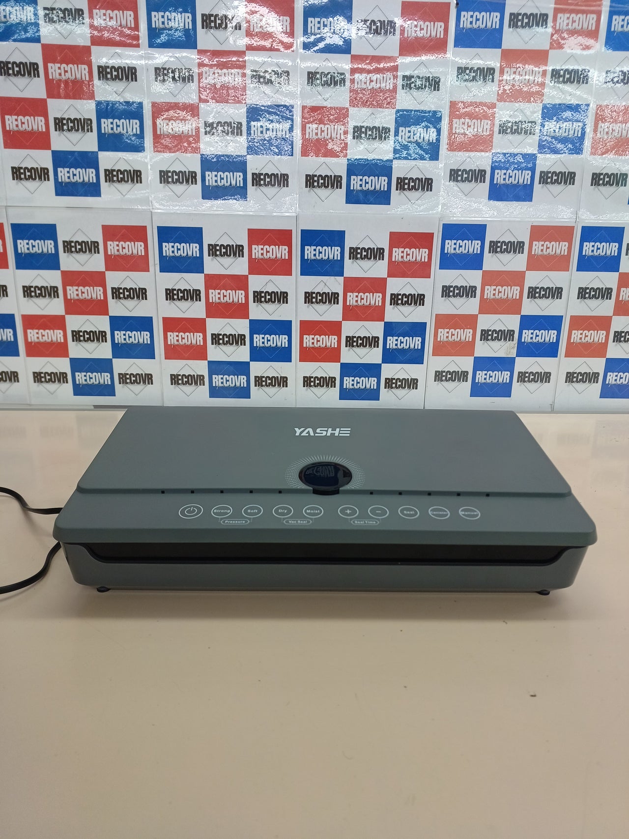 Envasadora 80KPA doble sellado 10 en 1 con rollo YASHE