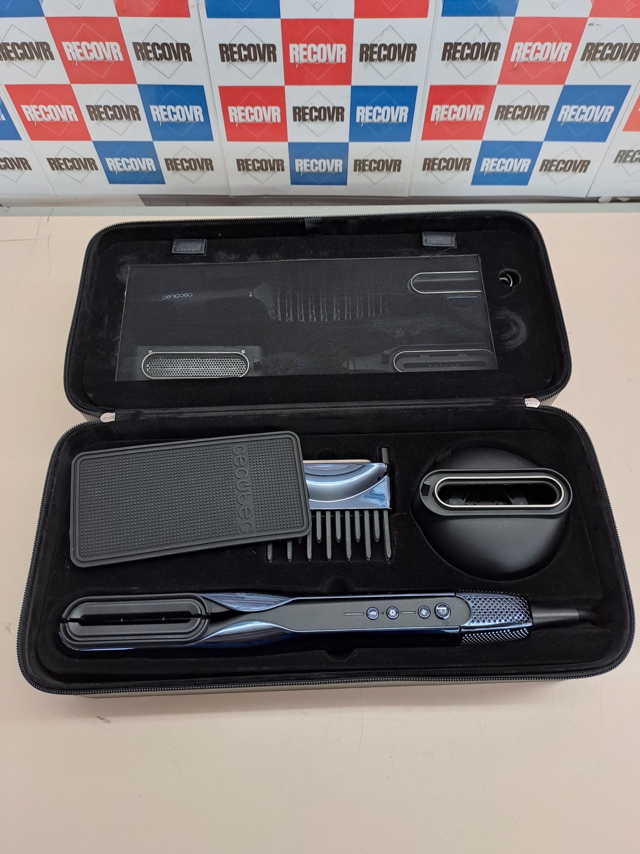Plancha pelo con aire 6 accesorios Cecotec AirLisse