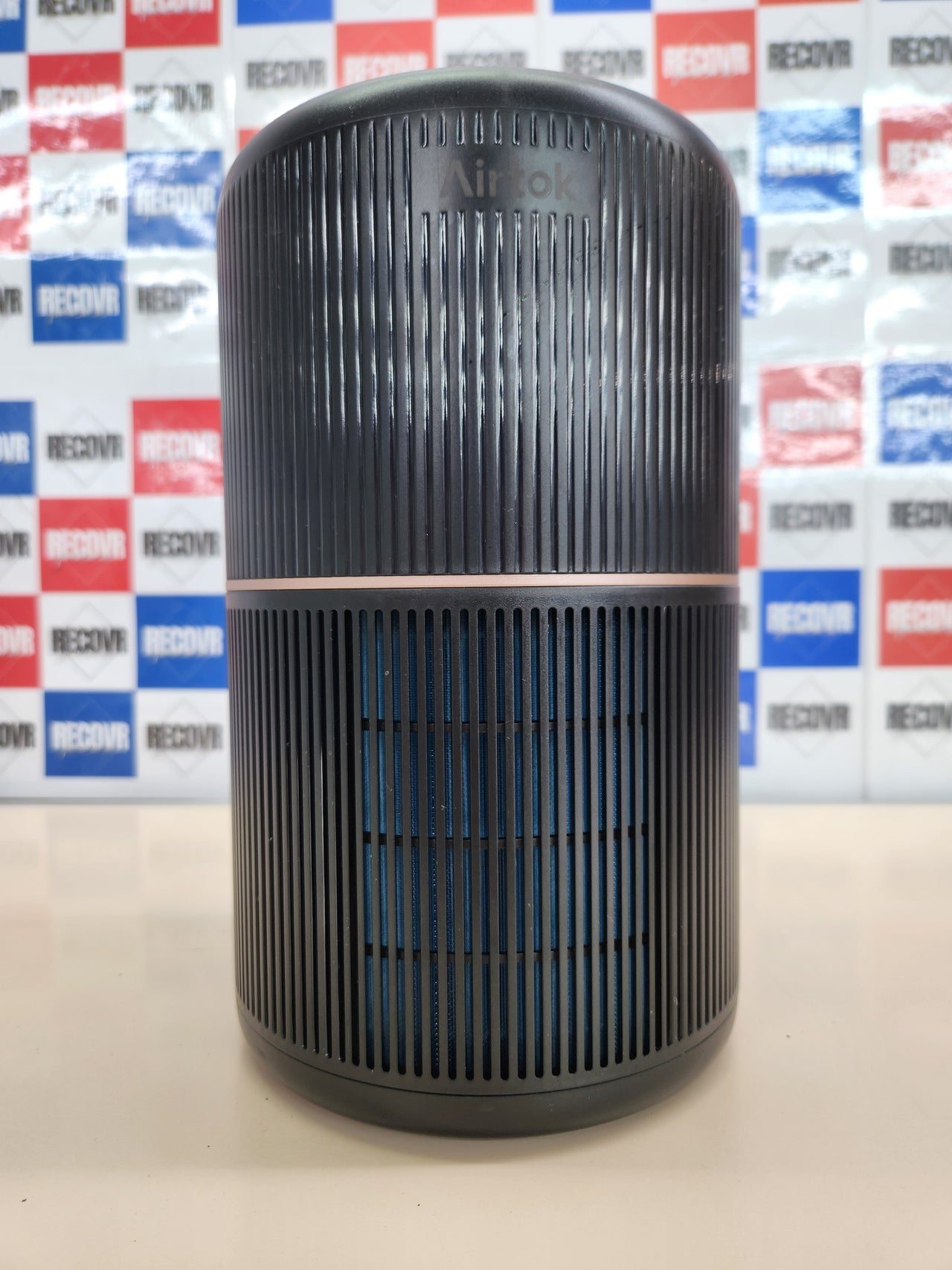 Purificador aire 3 niveles, 99.97% elimina el polvo, Para alergias al polen con Esponja Perfumada, Purificador de aire con filtro hepa, olor|3 Niveles de Velocidad|Luz de noche AIRTOK