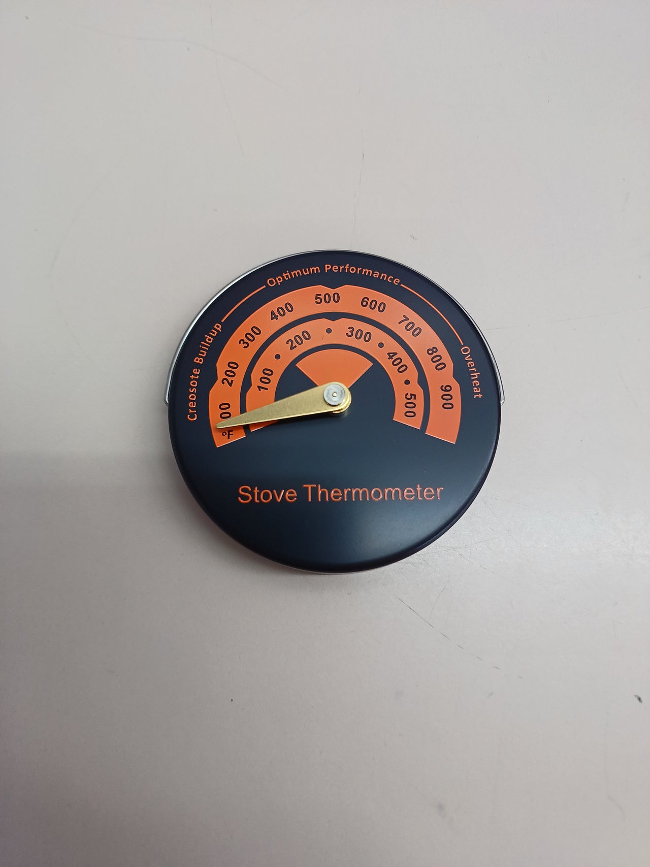 Ventilador chimenea 6 aspas con termómetro sin electricidad - Genérico