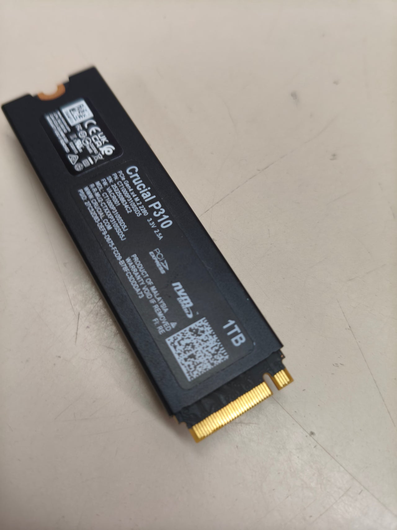SSD Crucial P310 1 TB PCIe Gen4 para PS5