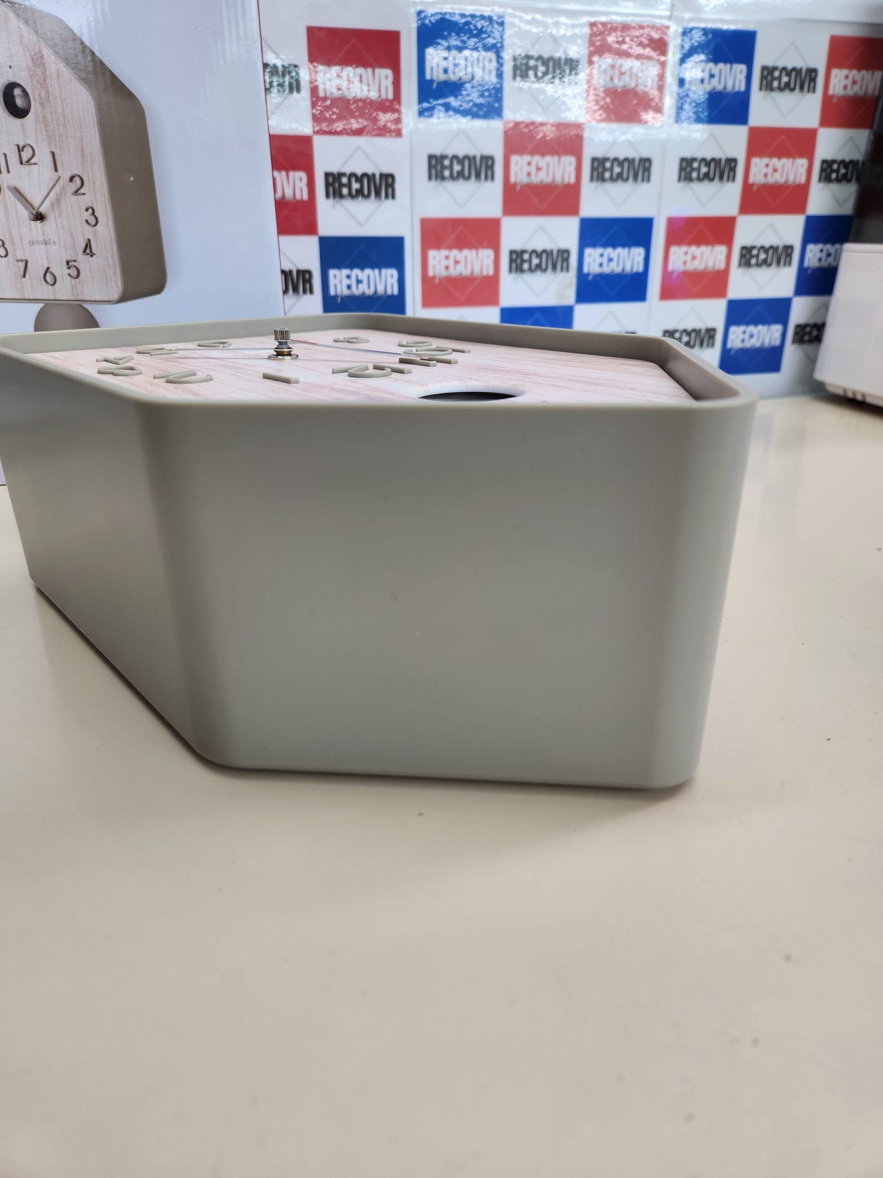 Reloj de Pared con péndulo Guzzini - Gris 19x10x37 cm